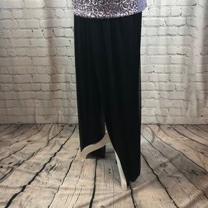 dressbarn Collection Wide-Leg Evening Pants Size L